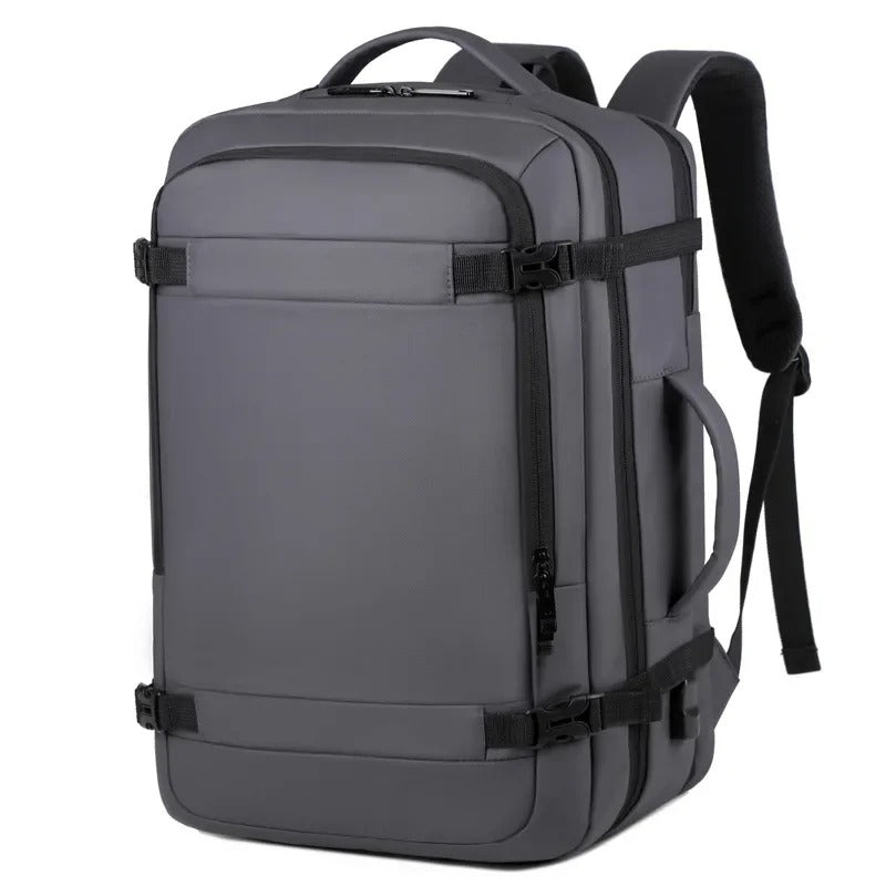 Sac à dos valise cabine extensible en coloris gris