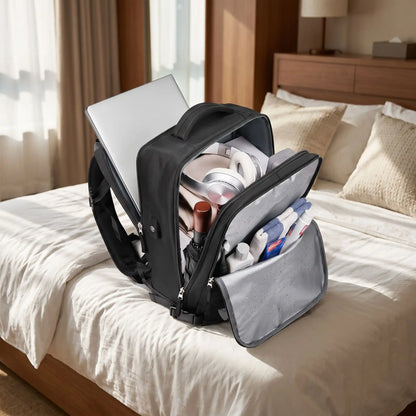 sac a dos valise voyagezen ouvert