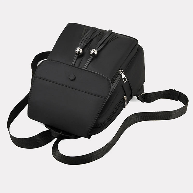 sac à dos ville ultra léger femme cuir posé au sol