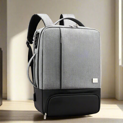 sac a dos voyage antivol ordinateur 15 pouces couleur gris