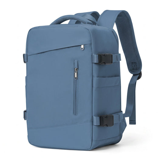sac a dos voyage avion Aerocompact coloris bleu