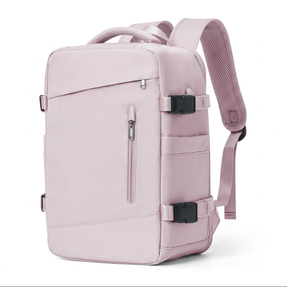 sac a dos voyage avion Aerocompact coloris rose