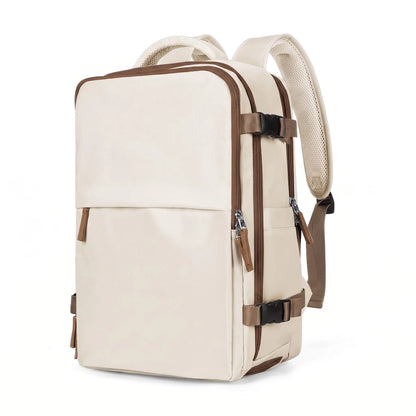 Sac à dos voyage cabine Explorer beige et marron