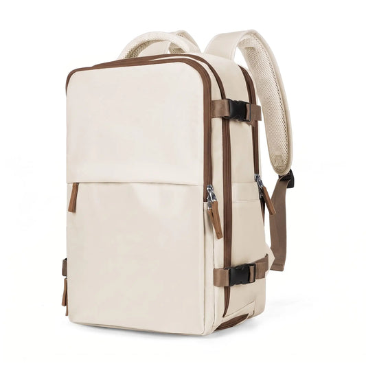 Sac à dos voyage cabine Explorer beige et marron