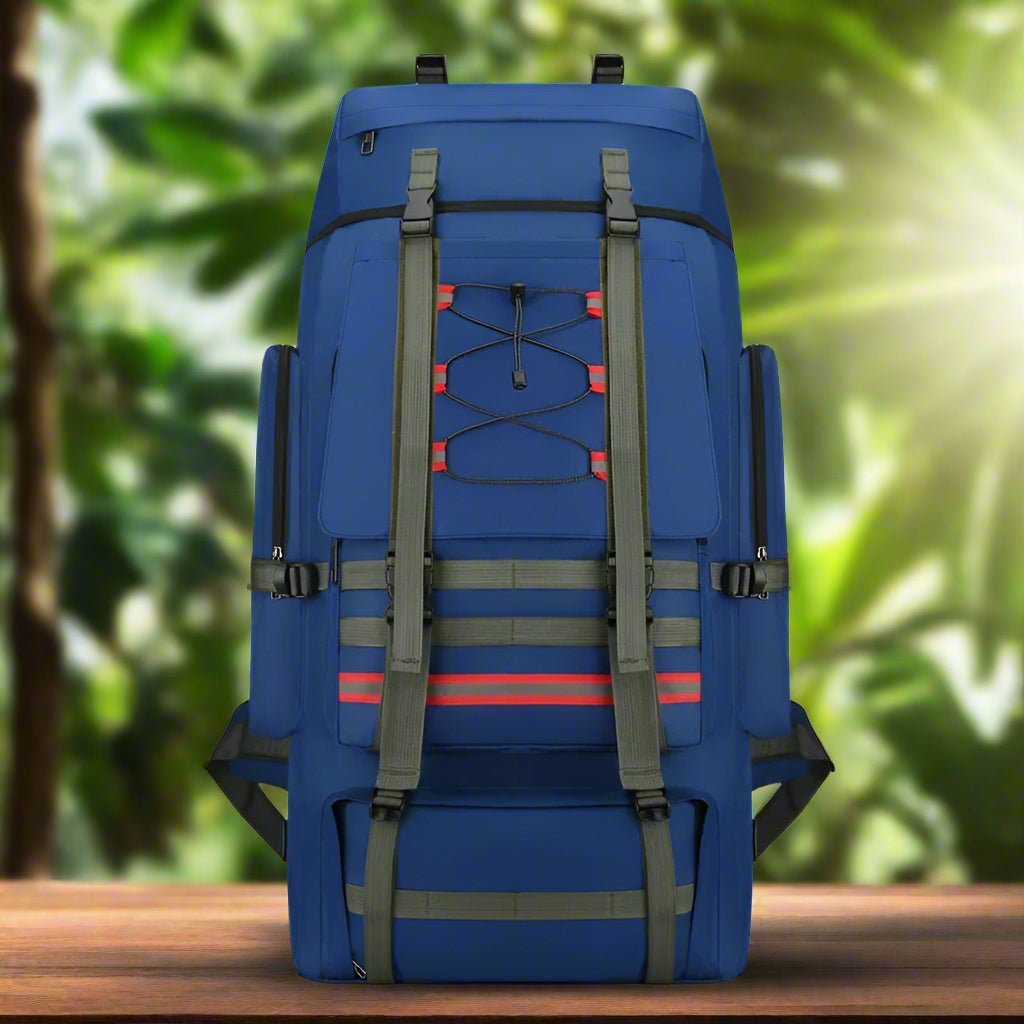 sac a dos voyage grand volume 130l couleur bleu