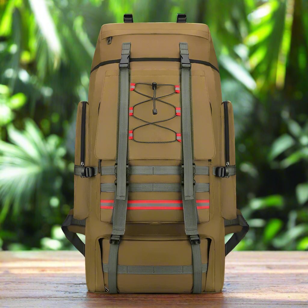 sac a dos voyage grand volume couleur brun