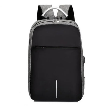 Vue de face du sac avion cabine AIRSECURE gris à panneau avant noir