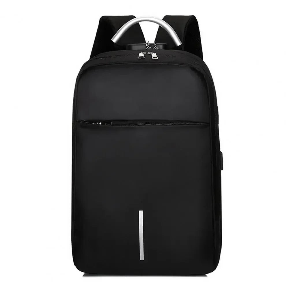Vue de face du sac avion cabine AIRSECURE noir, avec poche zippée à l'avant