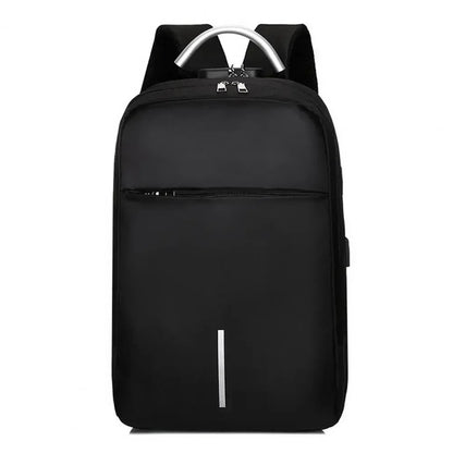 Vue de face du sac avion cabine AIRSECURE noir, avec poche zippée à l'avant