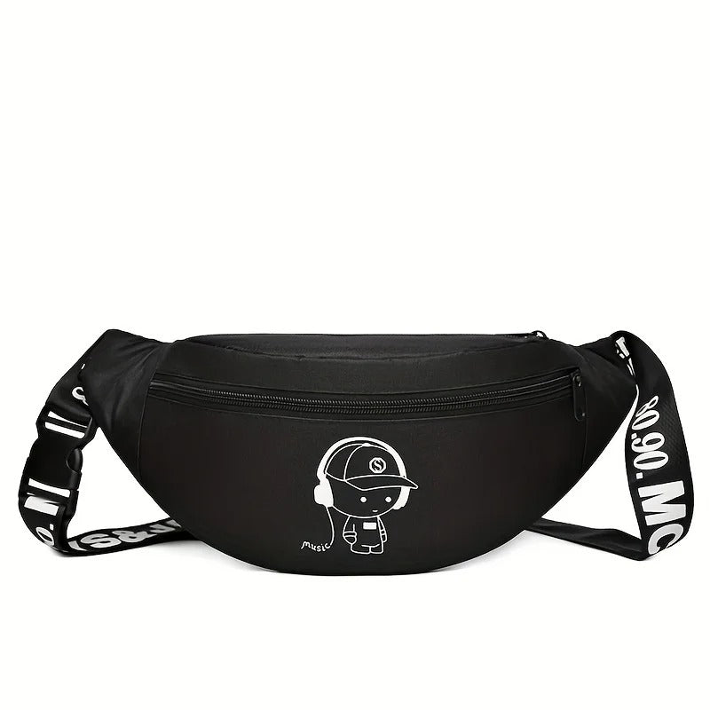 sac banane ado garçon noir design