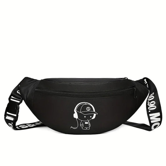 sac banane ado garçon noir design