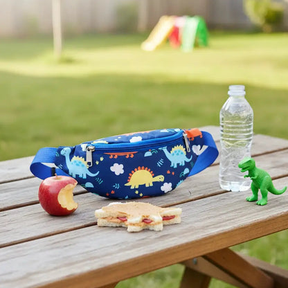 sac banane enfant sur table pique nique