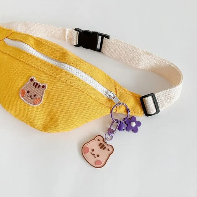  sac banane enfant petit ourson jaune