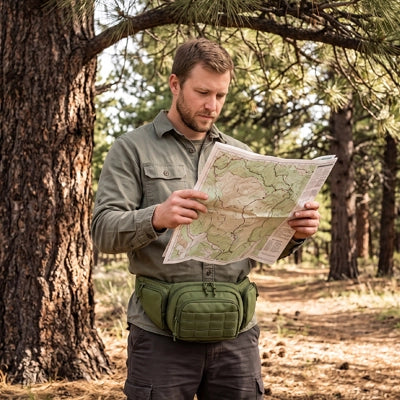 sac banane homme pour le camping