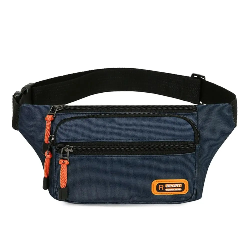 sac banane homme voyage outdoor bleu