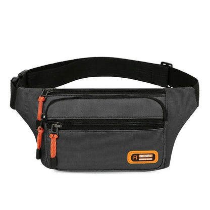 sac banane homme voyage outdoor gris