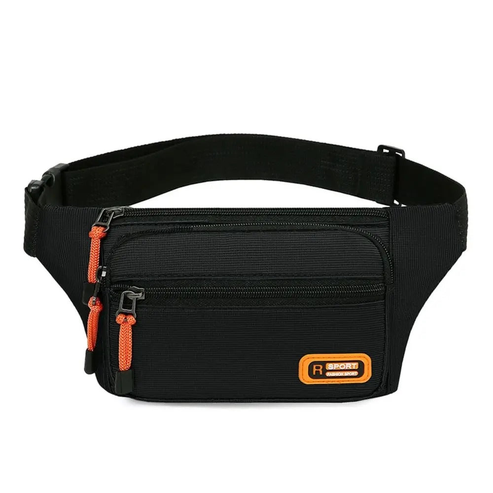 sac banane homme voyage outdoor noir
