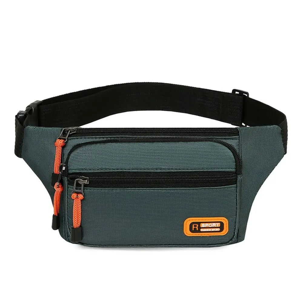 sac banane homme voyage outdoor vert