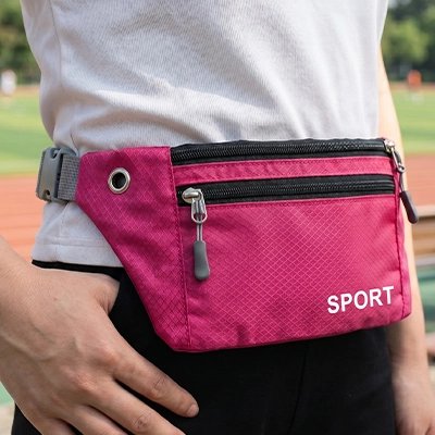 Sac banane​ sport rose
