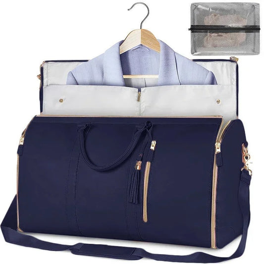 sac convertible voyage grande capacité bleu