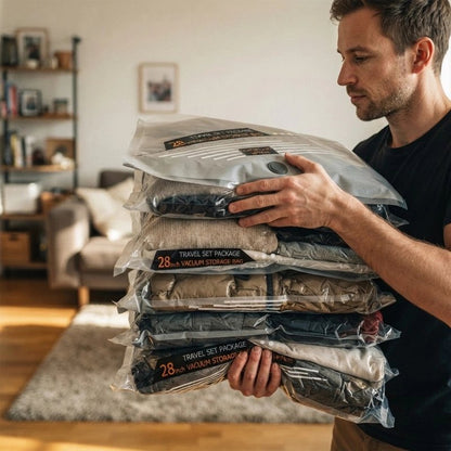 sac de compression sous vide avec pompe pratique