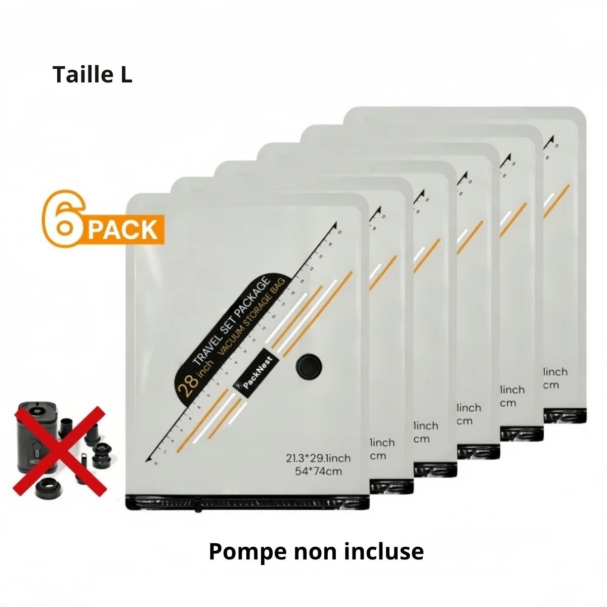 SAC DE COMPRESSION SOUS VIDE AVEC POMPE