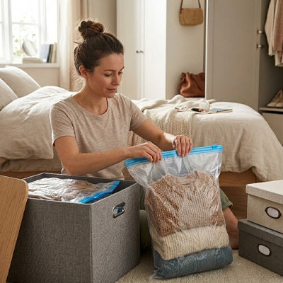 SAC DE COMPRESSION VOYAGE SANS ASPIRATEUR ROLLUP