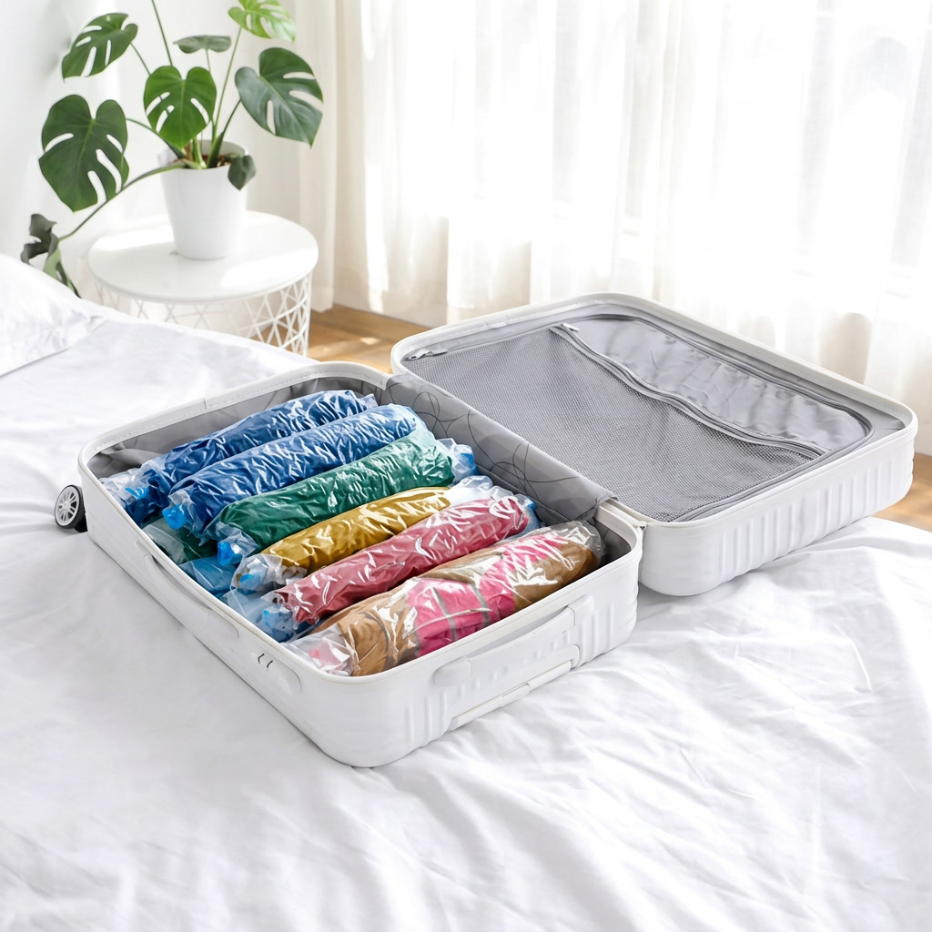 SAC DE COMPRESSION VOYAGE SANS ASPIRATEUR ROLLUP