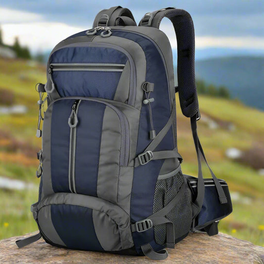 sac de randonnee polyvalent 50l bleu