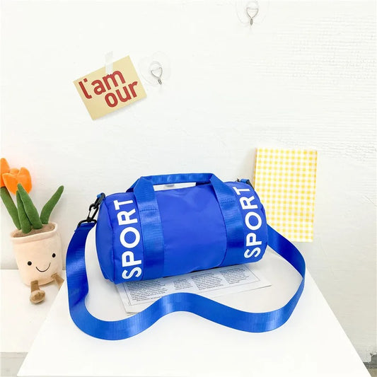 sac de sport enfant fourre tout voyage blu