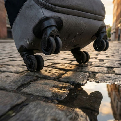 focus roulettes du sac de voyage extensible