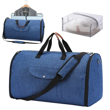 sac de voyage convertible costume bleu
