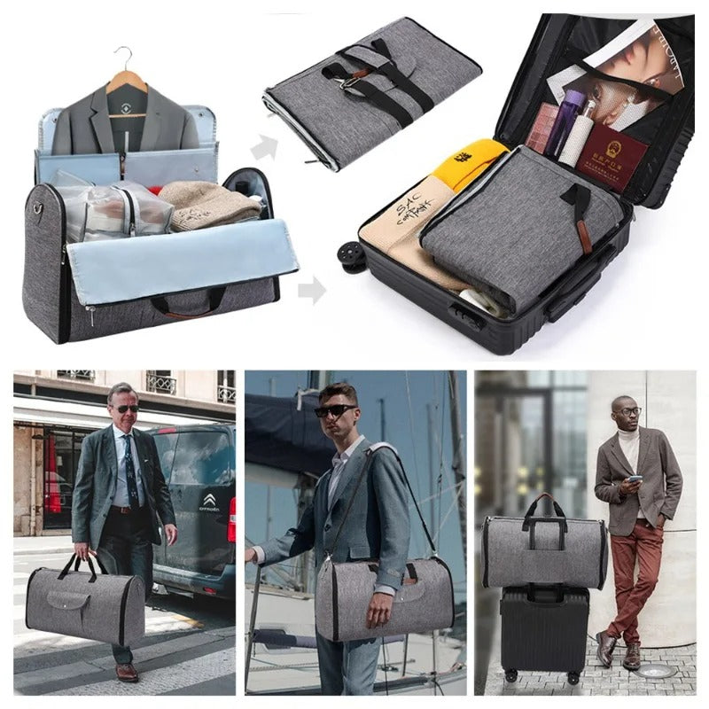sac de voyage convertible costume polyvalent