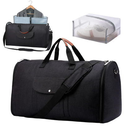 sac de voyage convertible costume noir