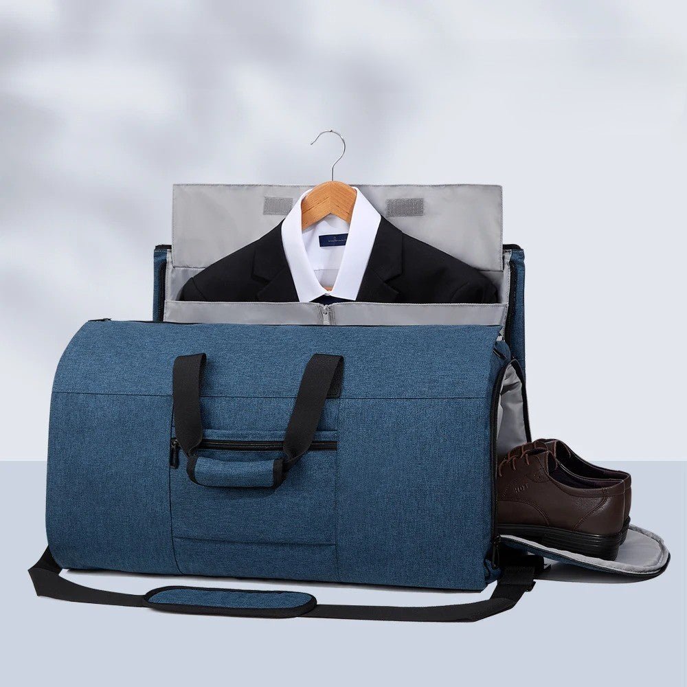 sac de voyage convertible grande capacité bleu
