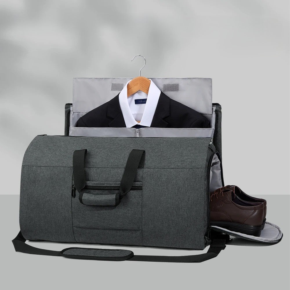 sac de voyage convertible grande capacité gris