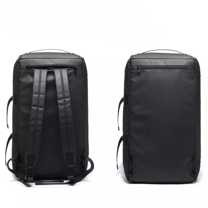 sac de voyage convertible noir bretelles cachées