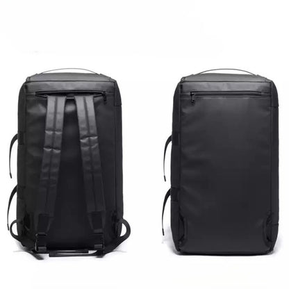 sac de voyage convertible noir bretelles cachées