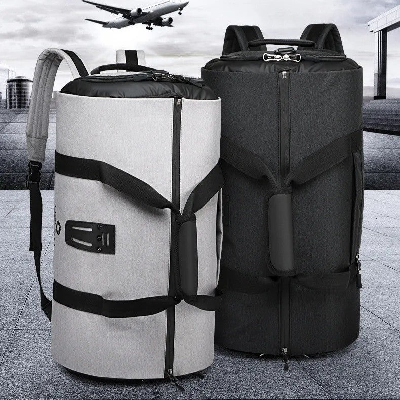 sac de voyage convertible pro gris et noirr