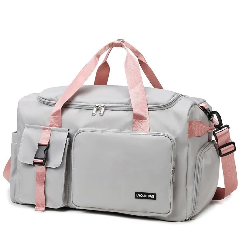 sac de voyage femme convertible gris