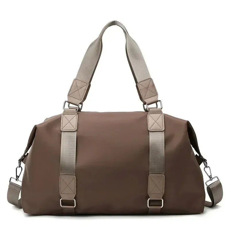 sac de voyage femme léger brun