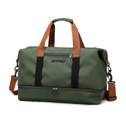 sac de voyage femme sport vert