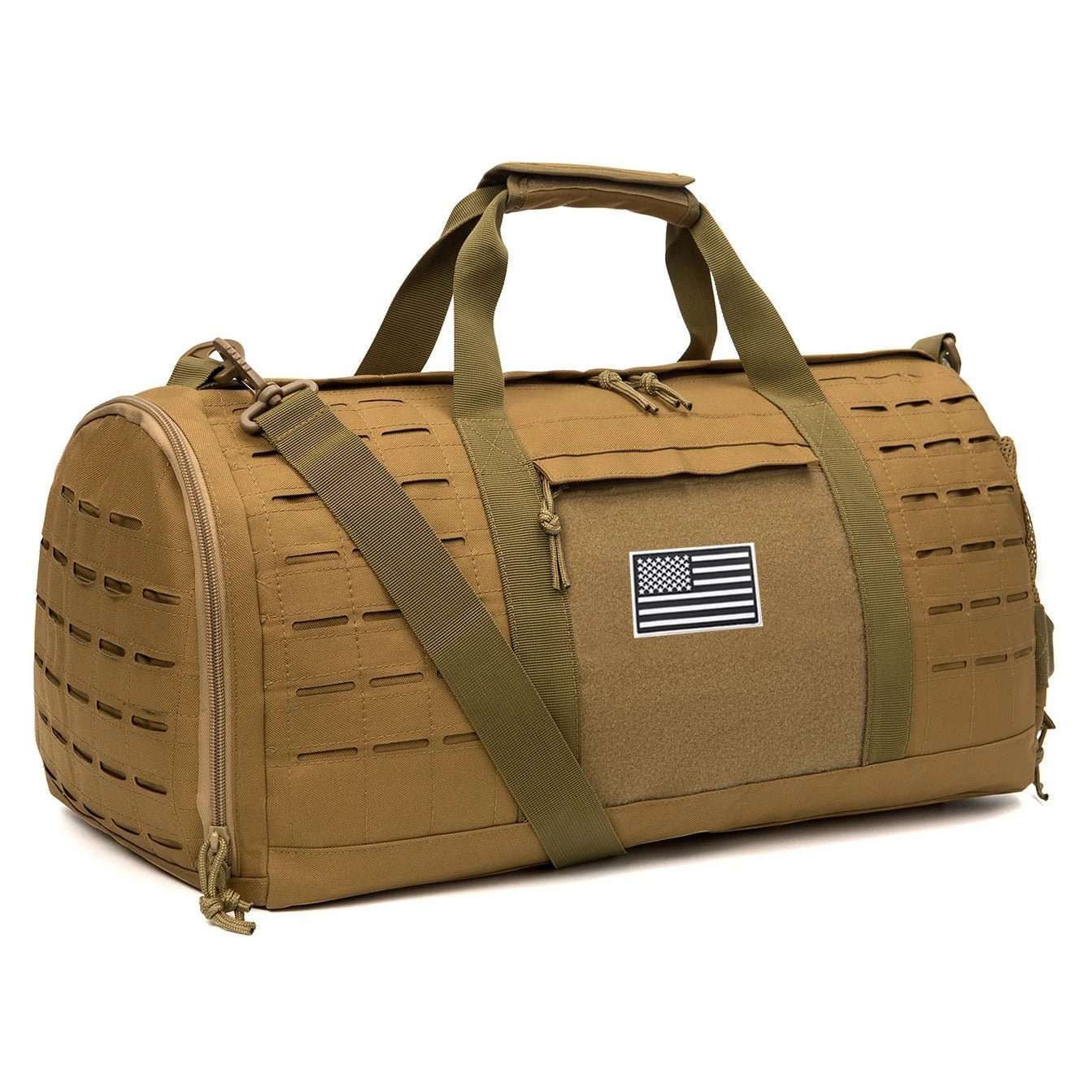 sac de voyage homme 40L militaire kaki