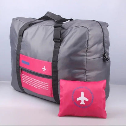 sac de voyage pliable rose