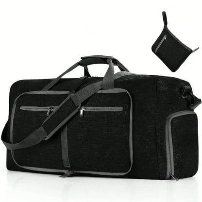 sac de voyage pliable grande capacité 65L noir