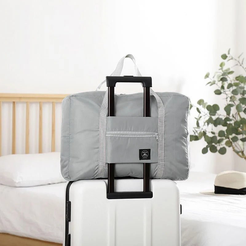 sac de voyage pliable grande capacité gris