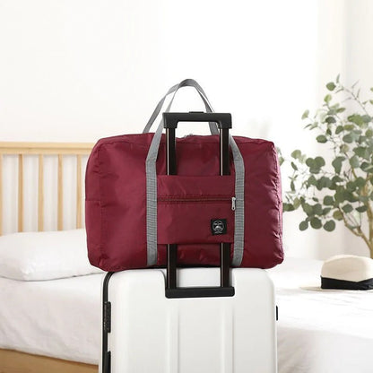 sac de voyage pliable grande capacité rouge