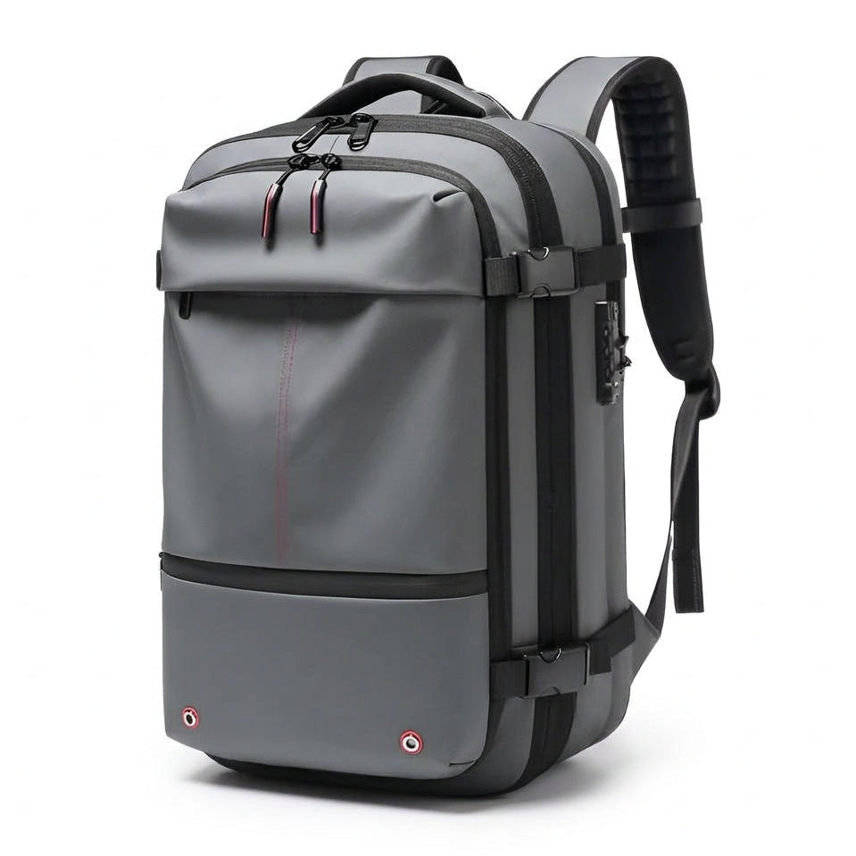 sac de voyage sous vide extensible gris