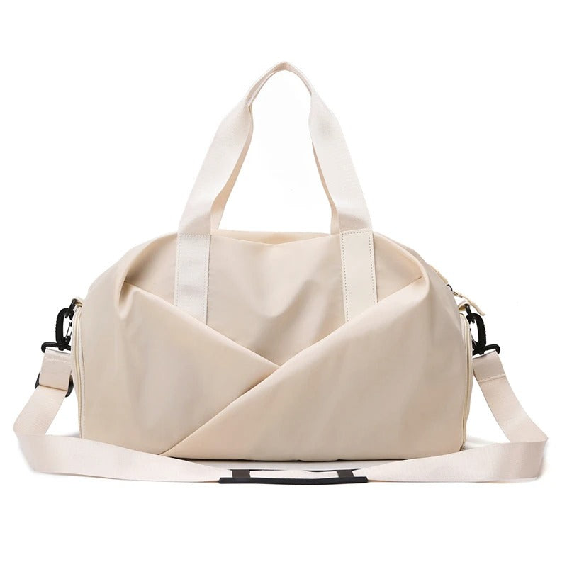 sac de voyage week end tendance beige