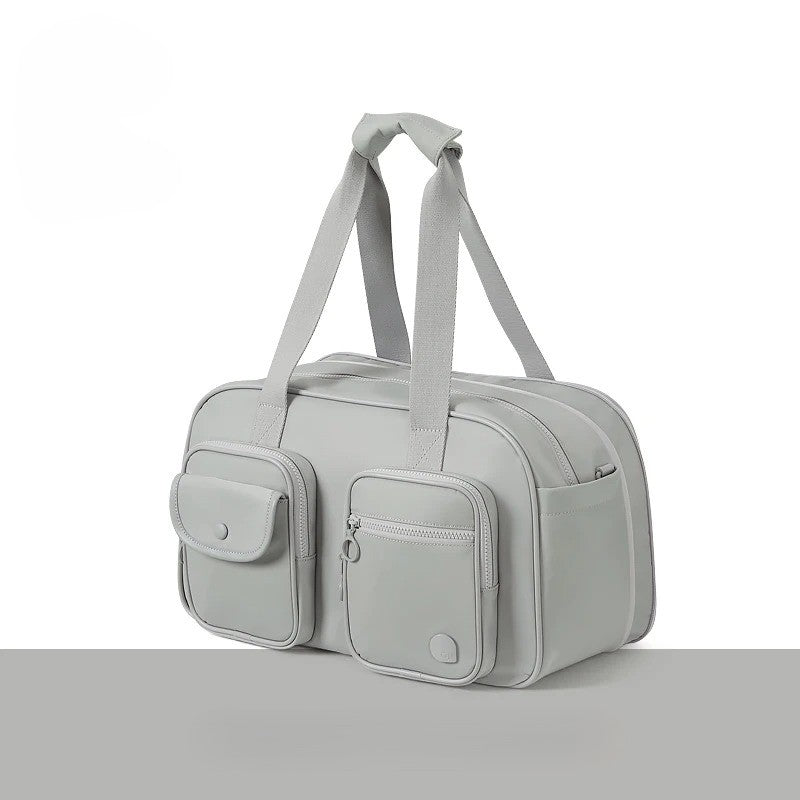 sac de voyage weekend femme extensible gris